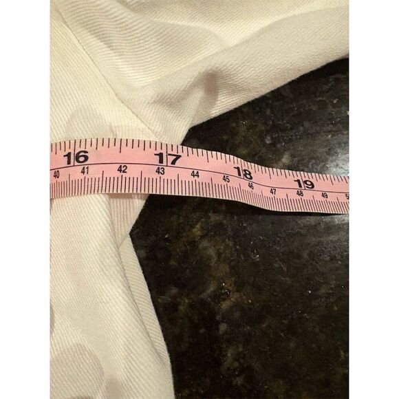 Talbots Women's Petite Ivory Denim Jacket Size S Casual Spring - Picture 8 of 11